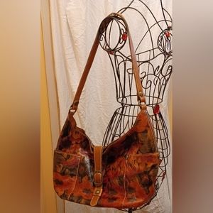 Patrician Nash vintage leather handbag